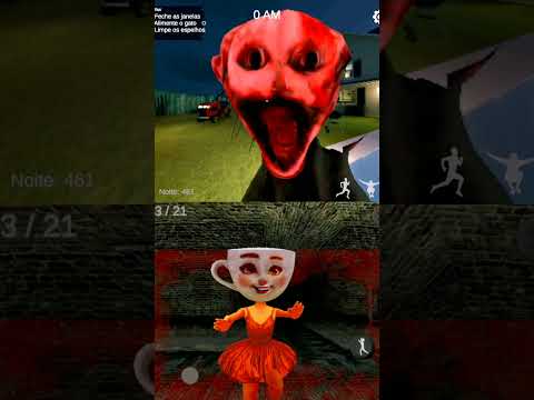 The Boiled One Chase VS Ballerina Cappuccina Chase #theboiledone #jumpscare