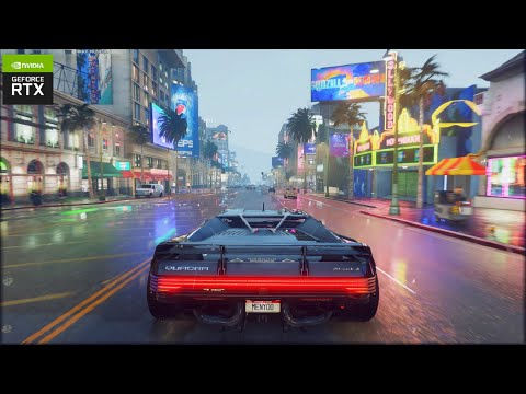 GTA V: Ultra Realistic Graphics Gameplay on RTX™ 3090 Maxed-Out - Ray-Tracing Graphics Mod