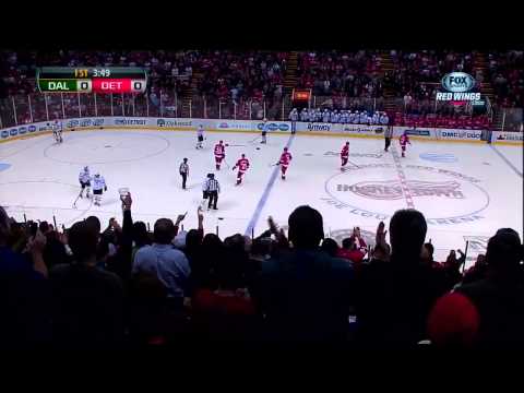 Jordin Tootoo vs Brenden Dillon Detroit Redwings vs Dallas Stars Jan 29 2013