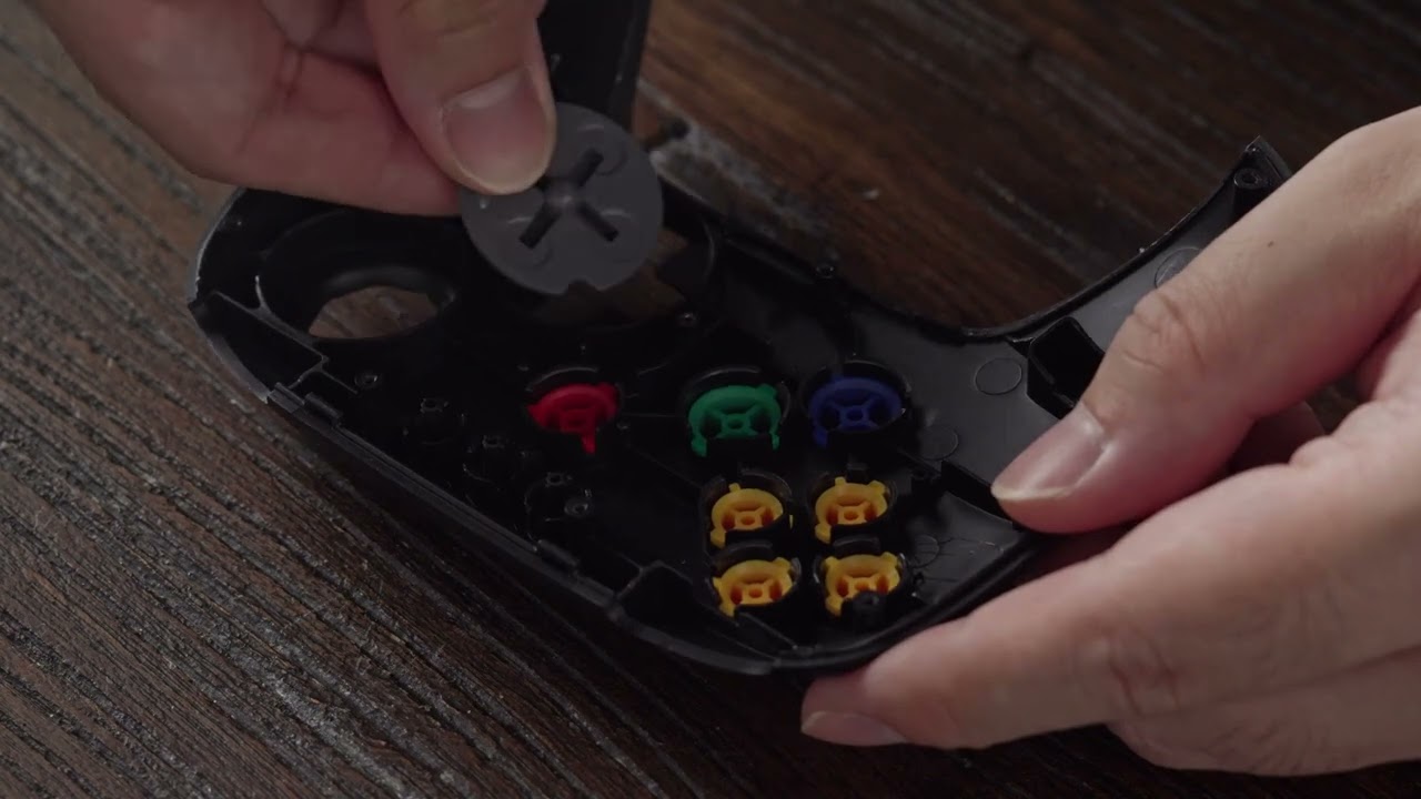 How to Install the 8BitDo 64 Classic Button Set - YouTube