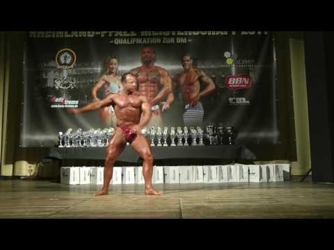 Richard Rücker Posing Bodybuilding 2 @Rheinlandpfalz Meisterschaft 2017