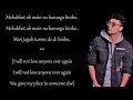 Zack Knight - Tumhari Jagga [ LYRICS ] WITH ENGLISH TRANSLATION | Sad Song 💔💔