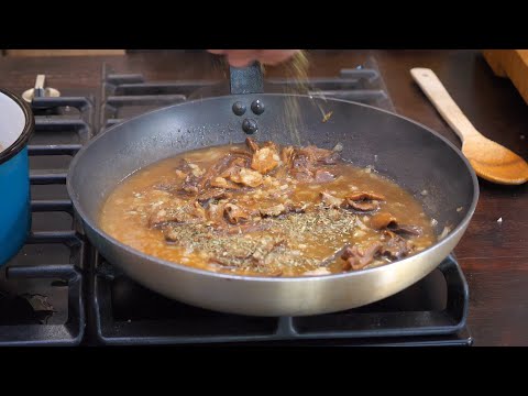 Sos z suszonych grzybów / Oddaszfartucha