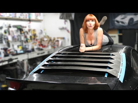 2JZ BRZ Pt 15 - DIY Window Louvers!! And Girlfriend Clickbait...