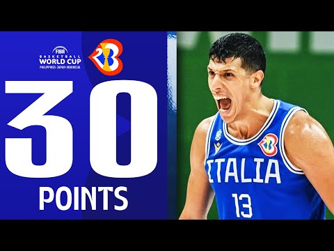 Simone Fontecchio GOES OFF to Lead Italy Over Serbia! 👀 | #FIBAWC
