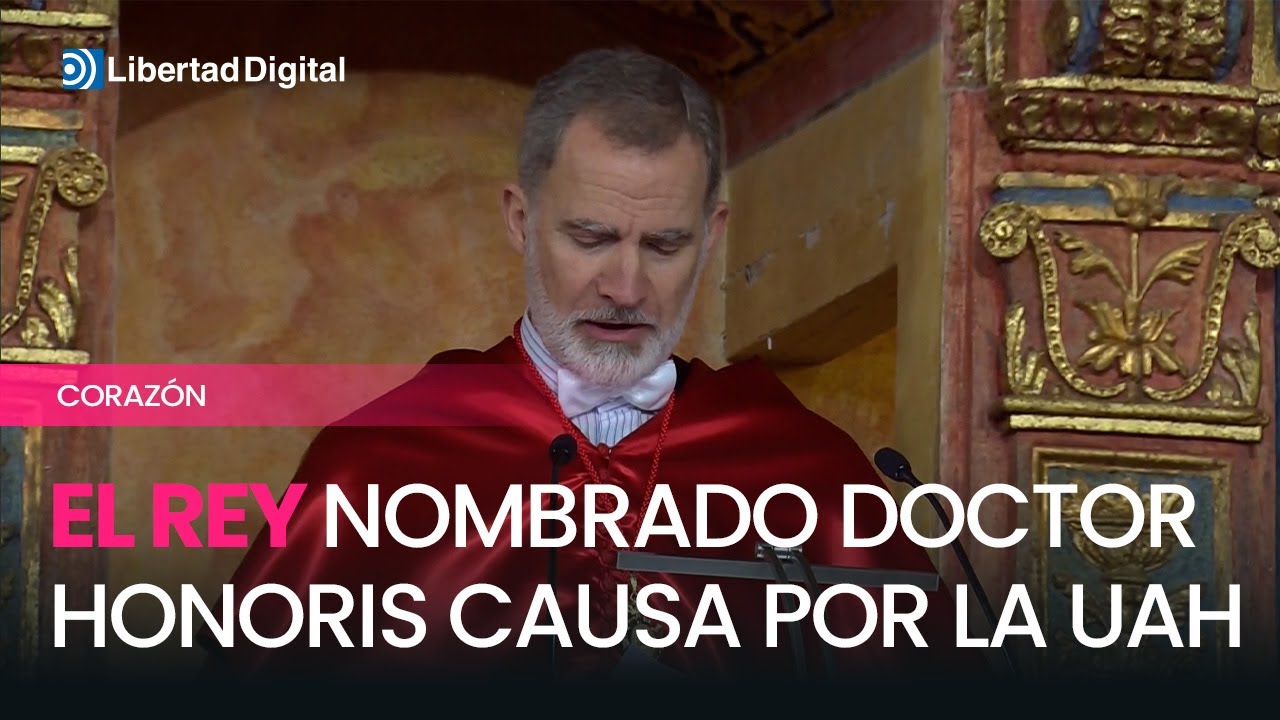 Discurso completo de Felipe VI tras ser nombrado doctor honoris causa por la UAH