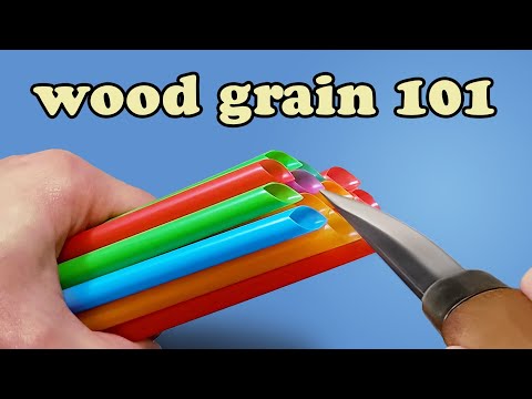 Carving With, Across, and Against the Wood Grain