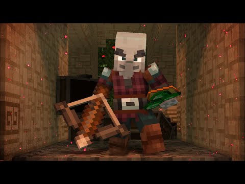SPAWNER - Illagers Into The Dungeon 01 - The Pillager | Minecraft Animation