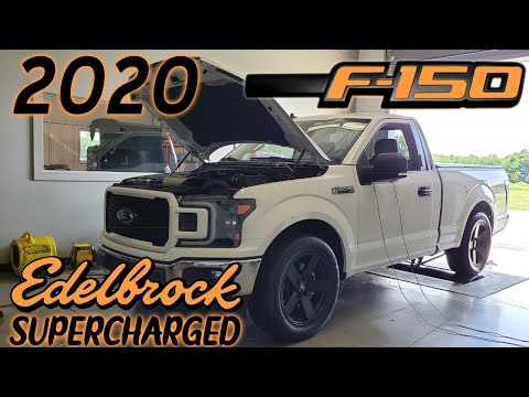 2020 F150 EDELBROCK SUPERCHARGER (Lowered with Roush Exhaust) Dyno at Brenspeed