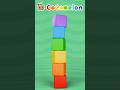 Learn Colors With Blocks Uh Oh Don T Knock The Tower Down Shorts Cocomelon