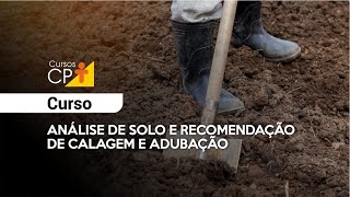 Análise de solo e recomendação de calagem e adubação