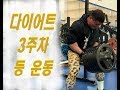 빅토지 다이어트 3주차 등운동 짧고 굵게 가즈아!