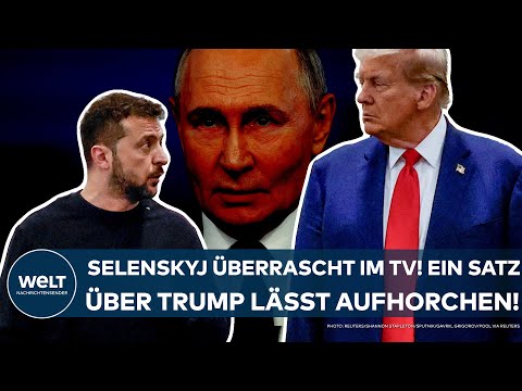 PUTINS KRIEG: Wolodymyr Selenskyj überrascht im TV! Ein Satz über Donald Trump lässt aufhorchen!