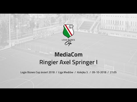 Skrót spotkania MediaCom - Ringier Axel Springier II ( Legia Biznes Cup Jesień 2018 )