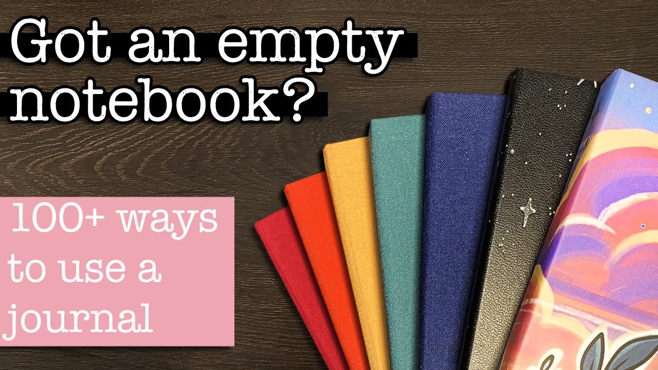 100+ ways to use an empty book 💜 What to do with a blank journal
