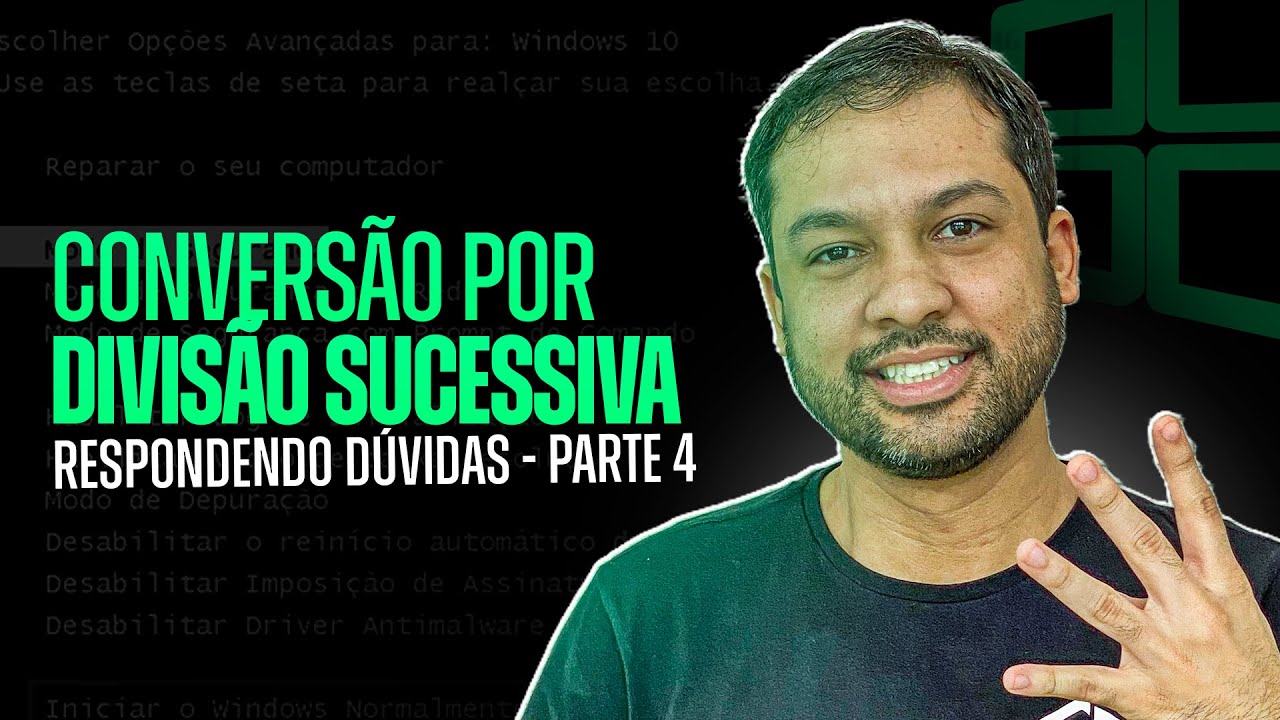 Conversão de base por divisão sucessiva - Tirando Dúvidas parte 4 - Aula 16