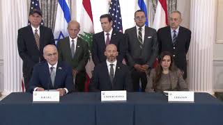 Lebanon and Israel sign US-backed trilateral agreement in Washington