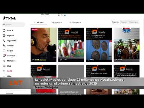 Lancelot Medios consigue 25 millones de visualizaciones en redes en el primer semestre de 2025