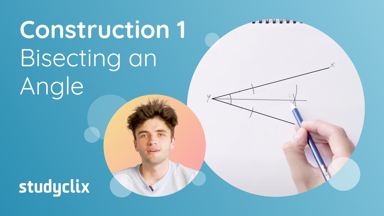 1. Maths Construction 1 - Bisecting an angle; Leaving Cert Geometry Proof