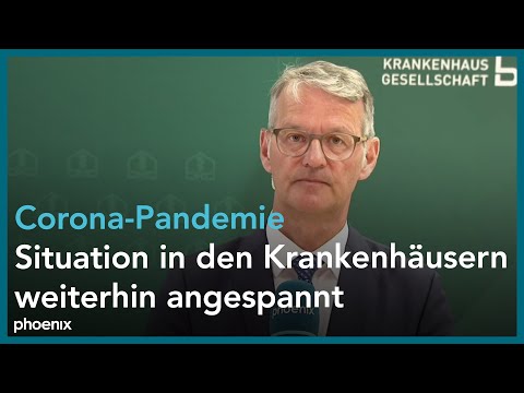 Corona-Lockerungen: Dr. Gerald Gaß (Vorstandsvorsitzender DKG) im phoenix tagesgespräch am 16.03.22