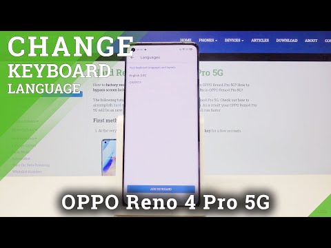 How to Change Keyboard Language in OPPO Reno4 Pro 5G – Set Keyboard Language