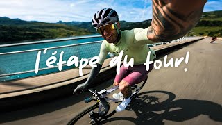 CYCLING A STAGE OF THE TOUR DE FRANCE!