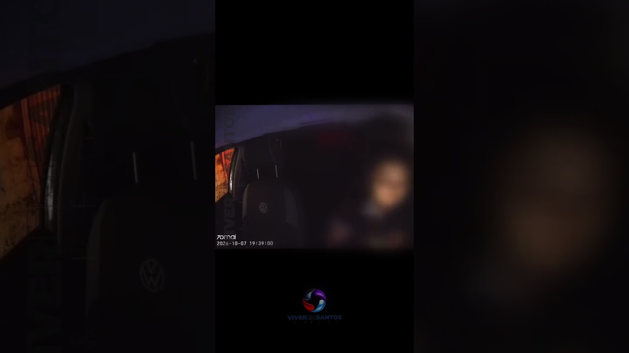 Motorista de aplicativo foge de tentativa de assalto em São Vicente.