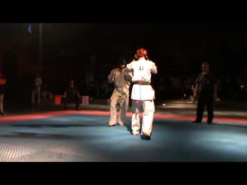 Всеукраинский турнир киокушин Мацушима, Рябенко Александр(Кр.Рог,ака)-Перебийголова Сергей(Днепр)