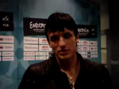 Dmitry Koldun interview in the airport