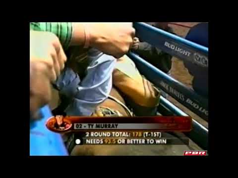 Mudslinger bucks Ty Murray - 02 PBR Albuquerque
