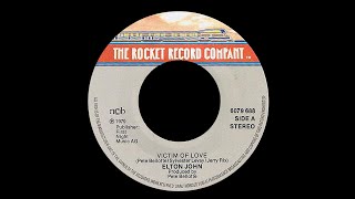 Elton John ~ Victim Of Love 1979 Disco Purrfection Version