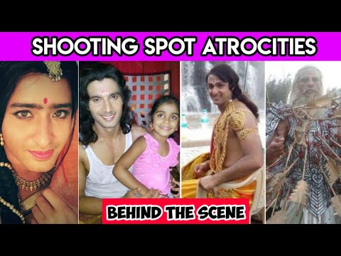 Behind the Set Mahabharatham | Mahabharat Team Shooting Area fun | Shaheer | Aham Sharma