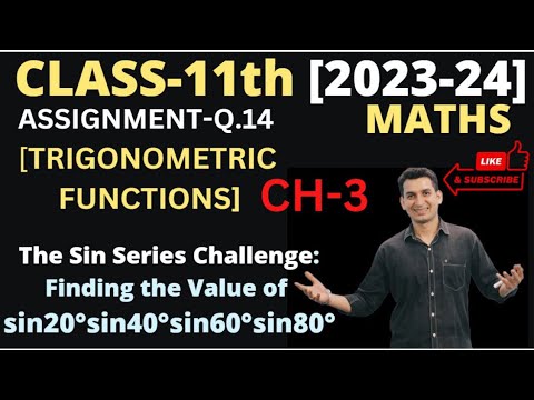 Finding the Value of sin20°sin40°sin60°sin80°