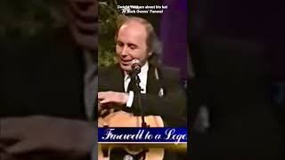 Dwight Yoakam about wearing his hat at Buck Owens’ Funeral