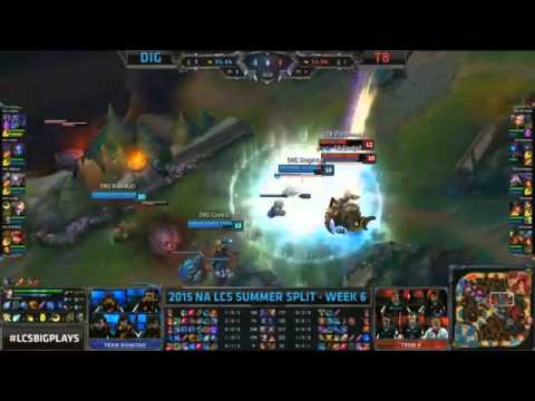 DIG vs T8 - Game 2 Highlights - Week 6 NA LCS SUMMER 2015