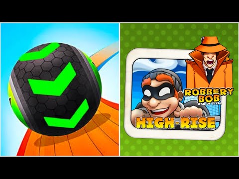 Going Balls Speedrun Gameplay iOS,Android VS Robbery Bob Use Dealer Costume High Rise P6