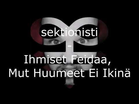 Sektionisti - Ihmiset Feidaa, Mut Huumeet Ei Ikinä (sanat kuvauksessa)