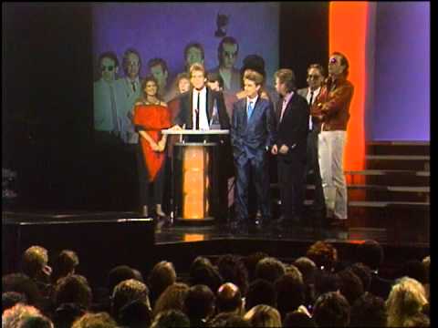 Huey Lewis and The News win Favorite Pop/Rock Video Single- AMA 1986