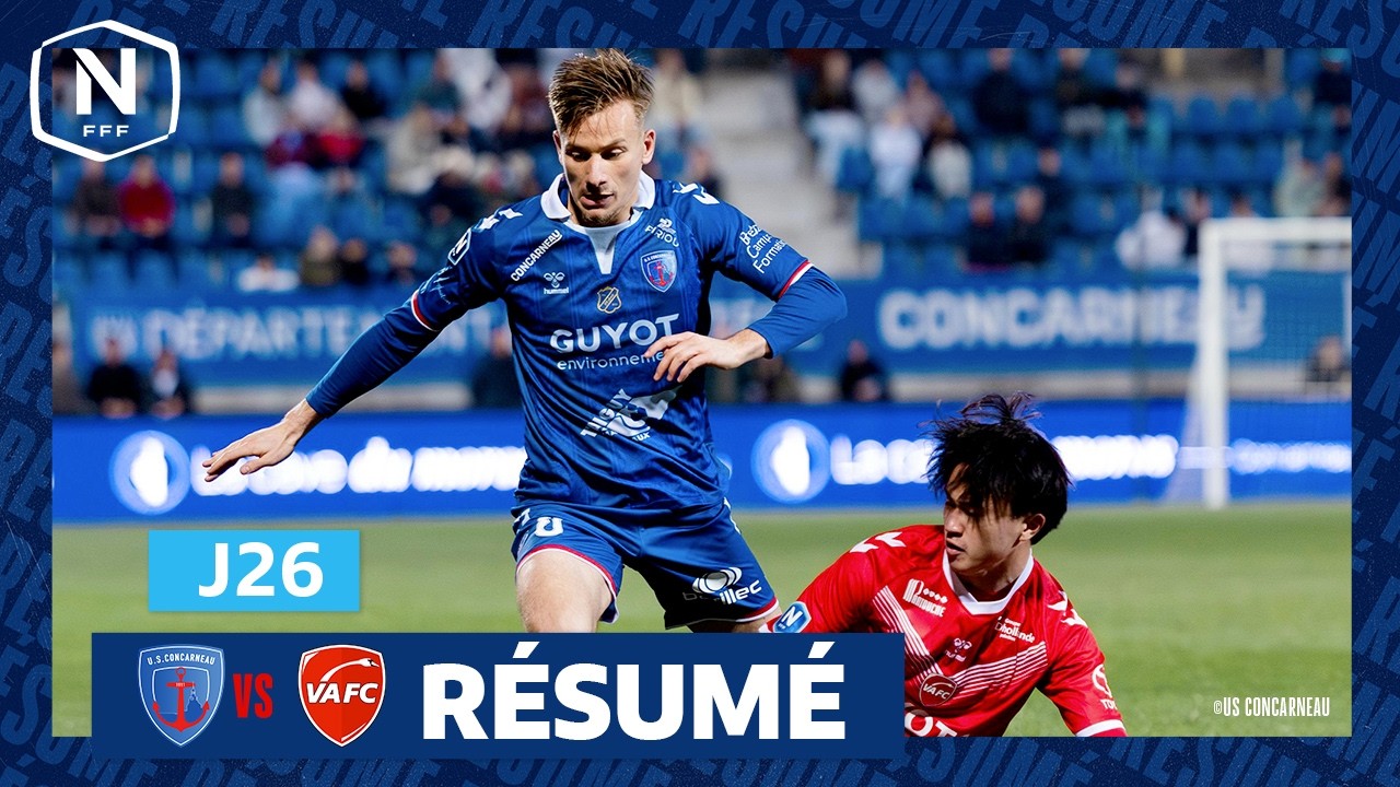 US Concarneau vs Valenciennes Highlights