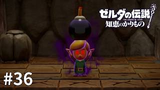 ゼルダの伝説 知恵のかりもの #36【剣も弓も失った世界線のリンク】