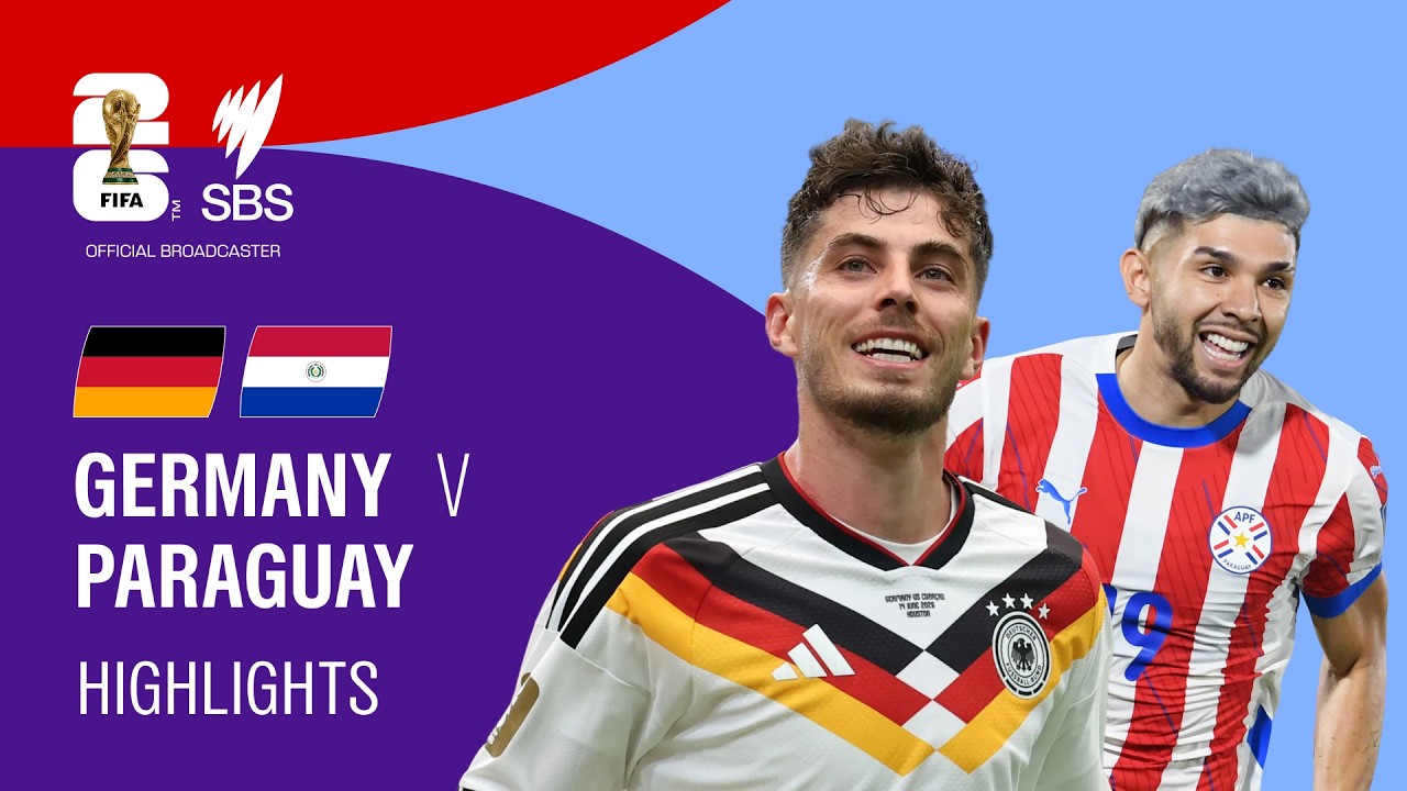 Germany v Paraguay: FIFA World Cup 2026 Highlights Round of 32