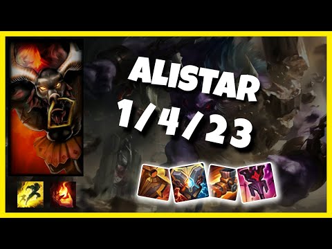 Alistar 11.1 Gameplay Challenger Replay S11 Support (1/4/23) - OCE