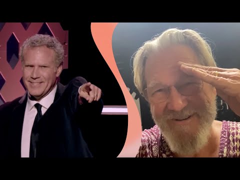 Will Ferrell & Jeff Bridges Toast Ryan