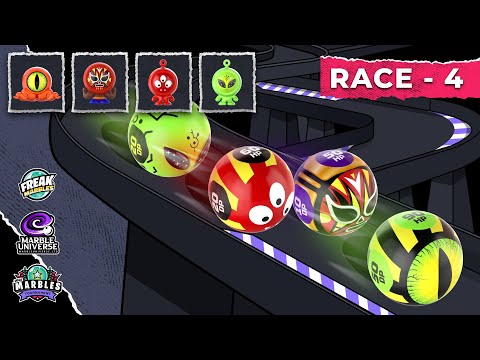 🏁 FREAK MARBLES TOURNAMENT: Race 4 | Marble Universe #freakmarbles #marblerun #MarbleUniverse