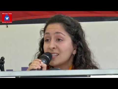 1.Mai-Demo Münster 2019 - Redebeitrag von Dilan  (Perspektive Rojava)