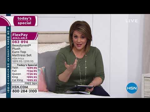 Beautyrest Plush Euro Top Mattress Set with 9" Foundatio...