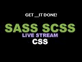 CSS With SCSS Learn SASS Variables Mixins Imports Functions Live Stream