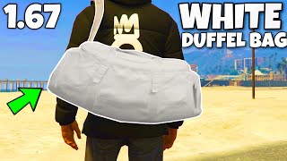 *NEW* How To Get The WHITE DUFFEL BAG In GTA 5 Online 1.68! No Transfer *SUPER EASY*