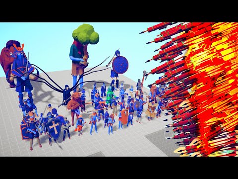 ALL MELEE  UNITS ⚔️ VS 👹 EVERY GOD / Totally Accurate Battle Simulator ( TABS )