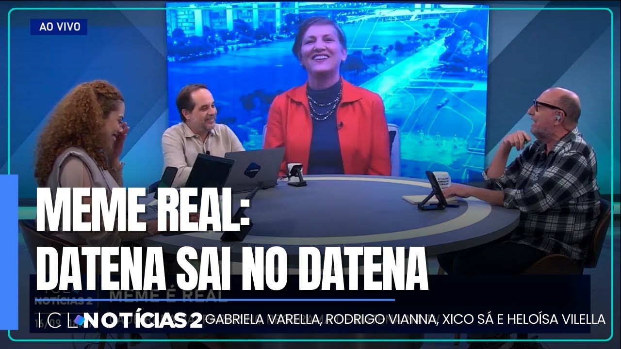 Datena, de licença do Brasil Urgente, vira notícia no próprio programa